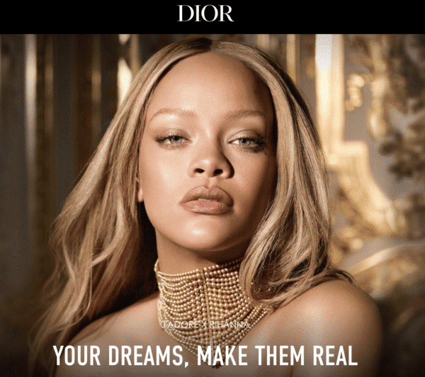 Rihanna for J'adore @Dior